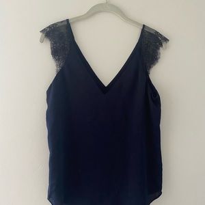 Express Lace Sleeve Blouse